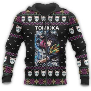 Giyu Tomioka Ugly Christmas Sweater Demon Slayer Anime Xmas Gift Custom Clothes 13