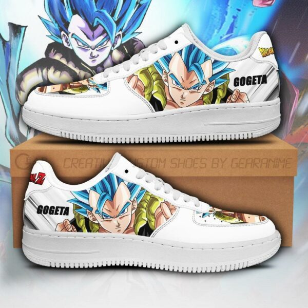 Gogeta Sneakers Custom Dragon Ball Z Anime Shoes Fan PT04 1