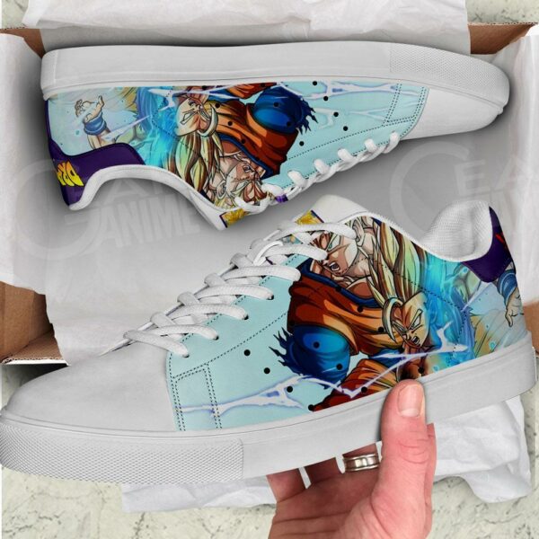 Gohan Super Saiyan Skate Shoes Dragon Ball Anime Custom Shoes PN09 2