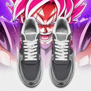 Goku Black Rose Air Sneakers Custom Anime Dragon Ball Shoes 7