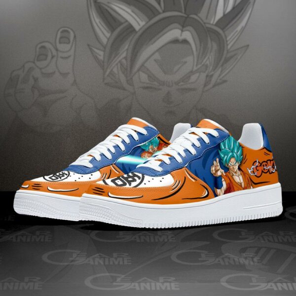 Goku Blue Air Sneakers Custom Dragon Ball Anime Shoes 2