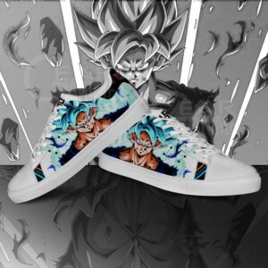 Dragon Ball Z Skate Shoes Custom Goku Super Saiyan Blue PN09 6