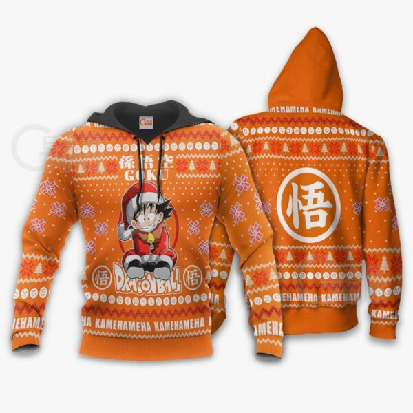 Goku Kid Ugly Christmas Sweater Dragon Ball Anime Xmas Gift VA10 3