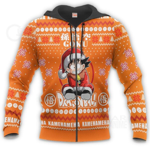 Goku Kid Ugly Christmas Sweater Dragon Ball Anime Xmas Gift VA10 6