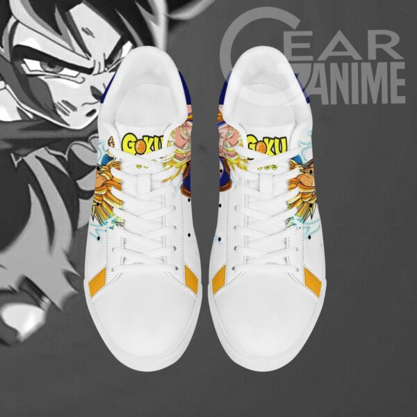 Goku Super Saiyan Skate Shoes Dragon Ball Anime Custom Shoes PN09 2