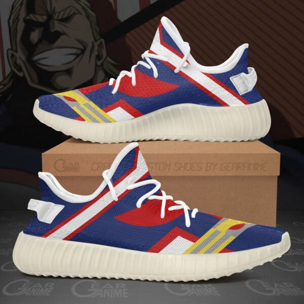 Golden All Might Shoes Uniform My Hero Academia Sneakers TT10 1