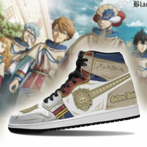 Golden Dawn Magic Knight Sneakers Black Clover Sneakers Anime 6