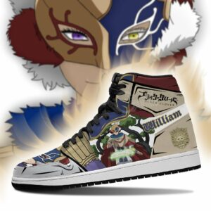 Golden Dawn William Vangeance Sneakers Black Clover Anime Shoes 6