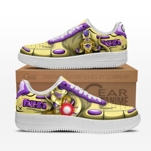 Golden Frieza Air Sneakers Custom Anime Dragon Ball Shoes 1