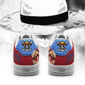 Gomu Gomu Luffy Air Sneakers Custom Anime One Piece Shoes 6