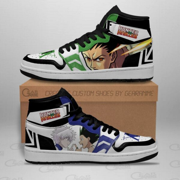 Gon and Killua Sneakers Hunter X Hunter Anime Custom Shoes 2