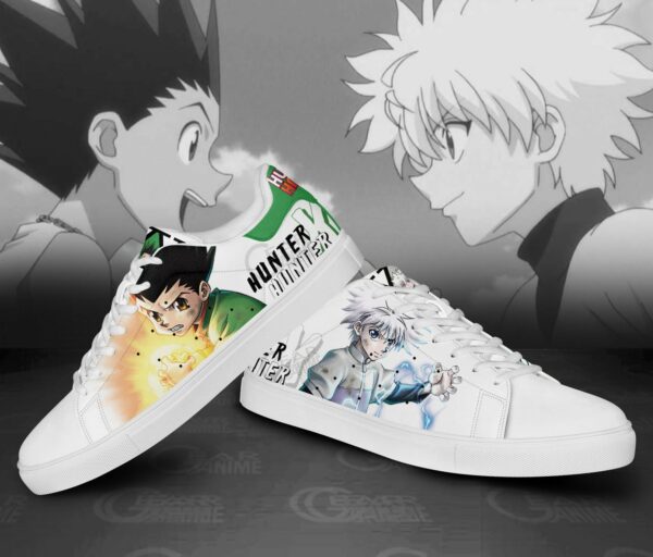 Gon and Killua Skate Shoes Custom Anime Hunter x Hunter Shoes 3