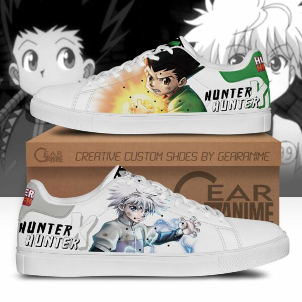 Gon and Killua Skate Shoes Custom Anime Hunter x Hunter Shoes 1