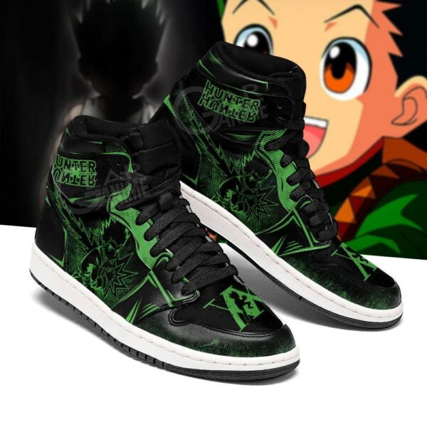 Gon Freecss Hunter X Hunter Sneakers Dark HxH Anime Shoes 2