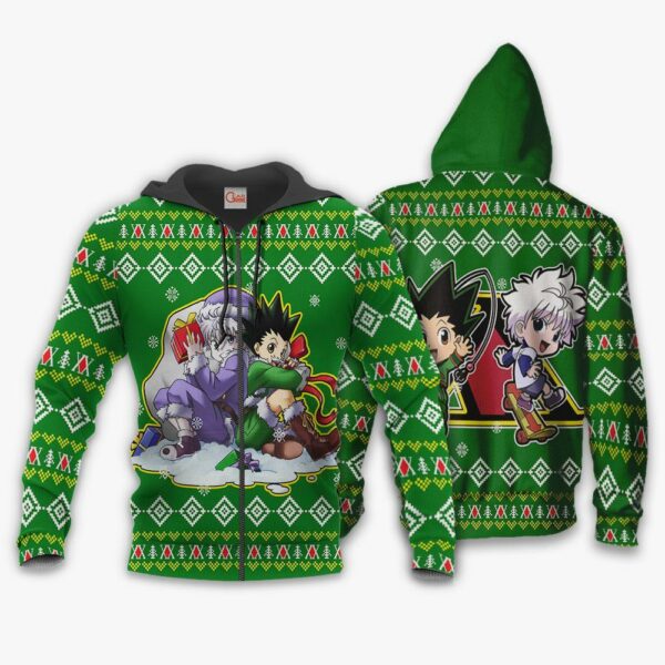 Gon & Killua HxH Ugly Christmas Sweater Hunter X Hunter Anime Xmas 2