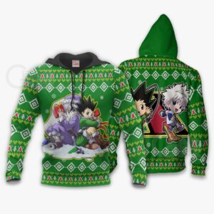 Gon & Killua HxH Ugly Christmas Sweater Hunter X Hunter Anime Xmas 8