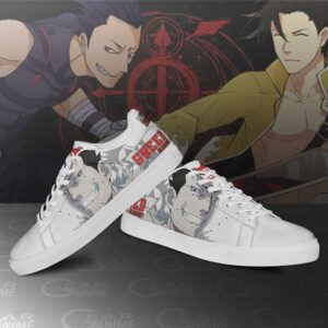 Greed Ling Skate Shoes Fullmetal Alchemist Custom Anime Shoes PN10 6