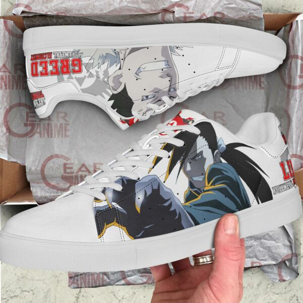 Greed Ling Skate Shoes Fullmetal Alchemist Custom Anime Shoes PN10 2