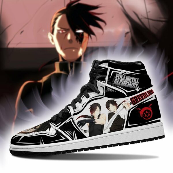 Greed-Ling Fullmetal Alchemist Sneakers Anime Custom Shoes 3