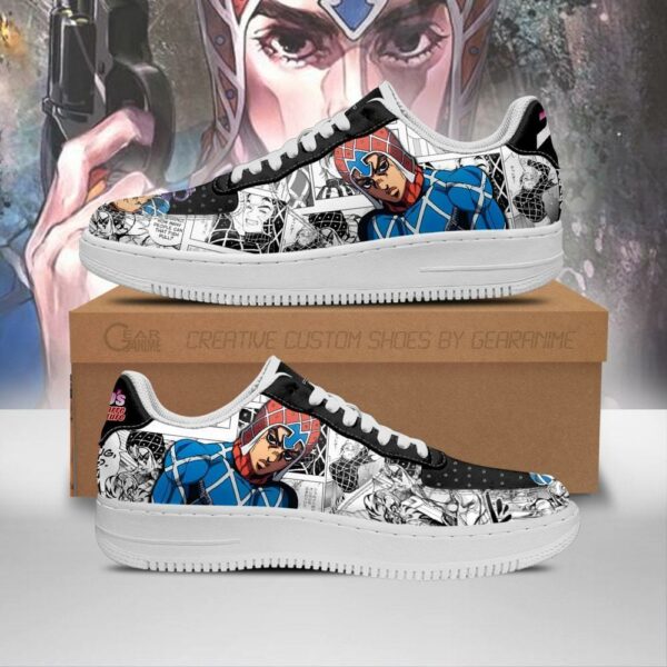 Guido Mista Sneakers Manga Style JoJo's Anime Shoes Fan Gift PT06 1