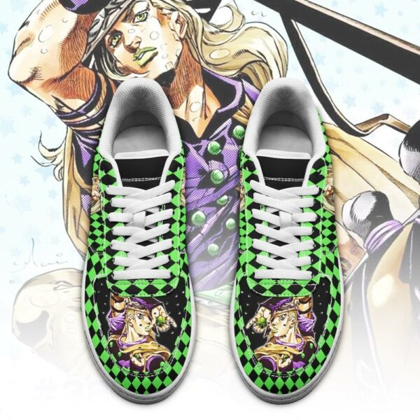 Gyro Zeppeli Sneakers Custom JoJo's Anime Shoes Fan Gift Idea PT06 2