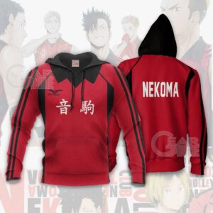 Haikyuu Nekoma High Shirt Costume Anime Hoodie Sweater 10