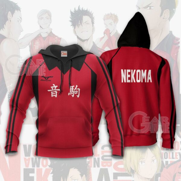 Haikyuu Nekoma High Shirt Costume Anime Hoodie Sweater 4