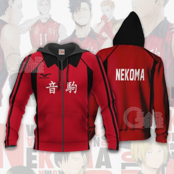 Haikyuu Nekoma High Shirt Costume Anime Hoodie Sweater 1