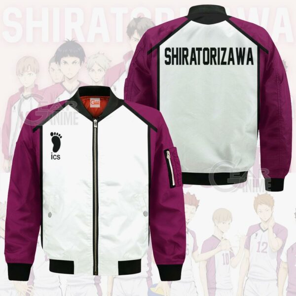 Haikyuu Shiratorizawa Academy Shirt Costume Anime Hoodie Sweater 5