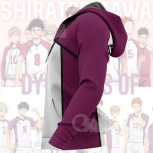 Haikyuu Shiratorizawa Academy Shirt Costume Anime Hoodie Sweater 13