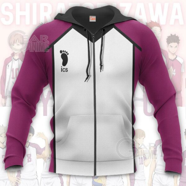 Haikyuu Shiratorizawa Academy Shirt Costume Anime Hoodie Sweater 8