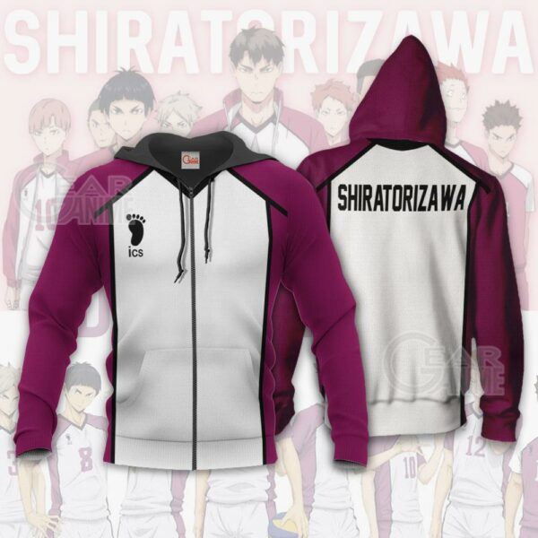 Haikyuu Shiratorizawa Academy Shirt Costume Anime Hoodie Sweater 1