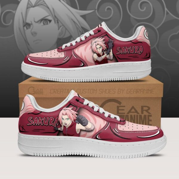 Haruno Sakura Air Sneakers Custom Naruto Anime Shoes For Fan 1