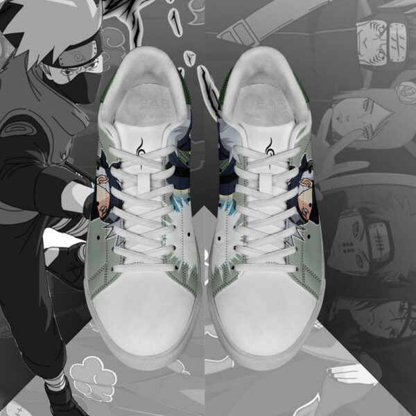 Kakashi Skate Shoes Naruto Anime Custom Shoes PN10 3