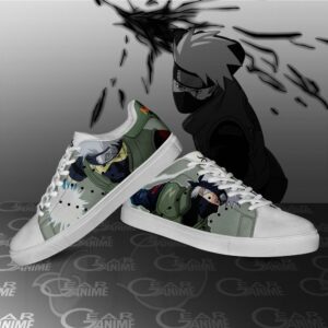 Kakashi Skate Shoes Naruto Anime Custom Shoes PN10 7