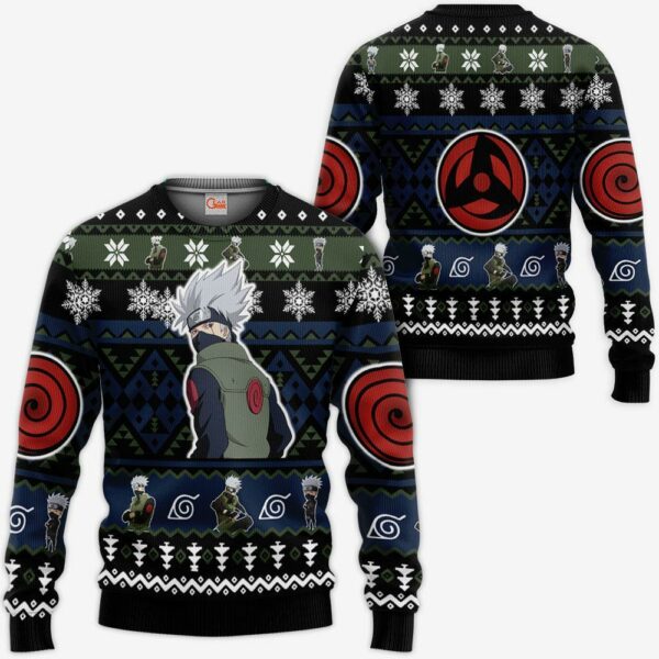 Hatake Kakashi Ugly Christmas Sweater Custom Naruto Xmas Gifts Idea 1