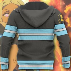 Hibana Fire Force Hoodie Shirt Anime Uniform Sweater Jacket 14