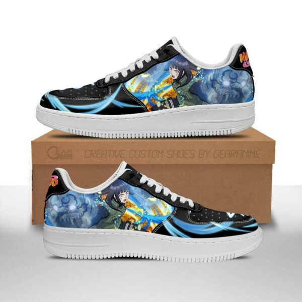 Hinata Hyuga Sneakers Custom Naruto Anime Shoes Leather 1