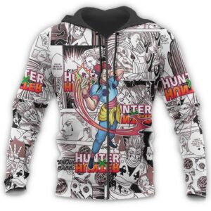 Hisoka Hunter X Hunter Shirt Sweater HxH Anime Hoodie Manga Jacket 15