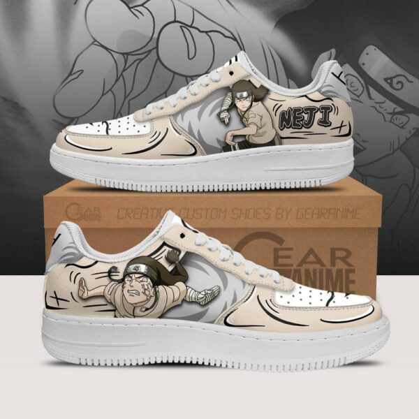 Hyuga Neji Air Sneakers Custom Naruto Anime Shoes For Fan 1