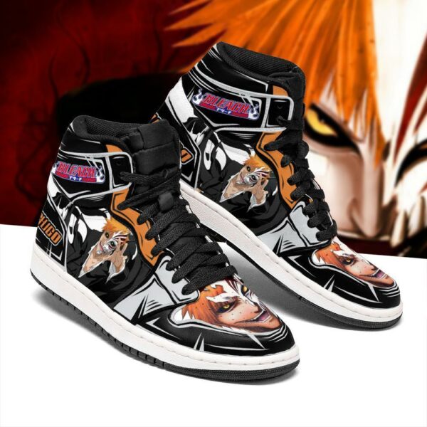 Ichigo Half Hollow Sneakers Bleach Anime Shoes Fan Gift Idea MN05 2