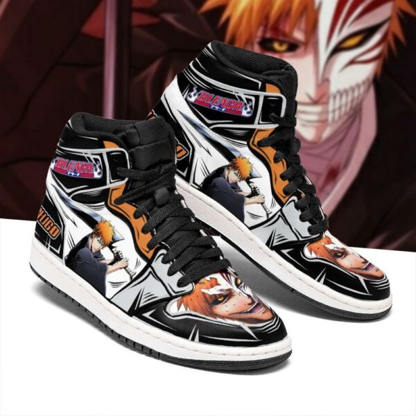 Ichigo Sneakers Bleach Anime Shoes Fan Gift Idea MN05 2