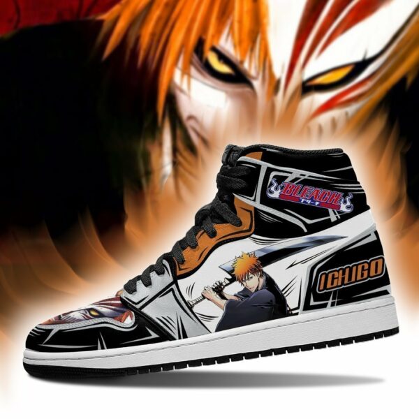 Ichigo Sneakers Bleach Anime Shoes Fan Gift Idea MN05 3