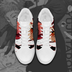 Jujutsu Kaisen Itadori Yuuji Skate Shoes Custom Anime Shoes 7