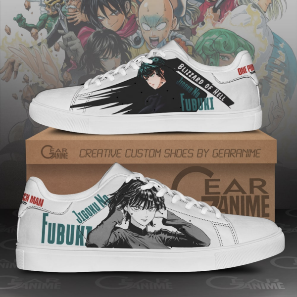 Fubuki Skate Shoes One Punch Man Custom Anime Shoes PN11 1