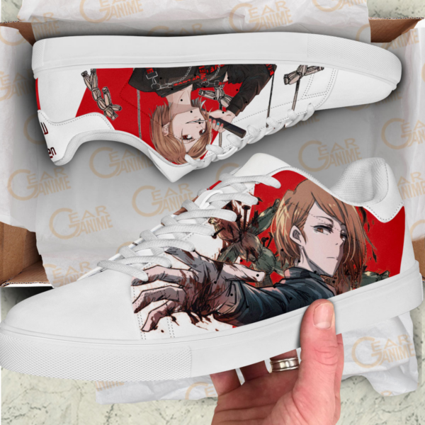 Jujutsu Kaisen Kugisaki Nobara Skate Shoes Custom Anime Shoes 2