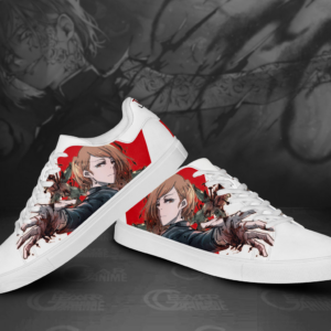 Jujutsu Kaisen Kugisaki Nobara Skate Shoes Custom Anime Shoes 6