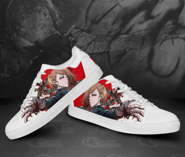 Jujutsu Kaisen Kugisaki Nobara Skate Shoes Custom Anime Shoes 3