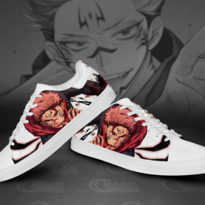 Jujutsu Kaisen Itadori Yuuji Skate Shoes Custom Anime Shoes 6