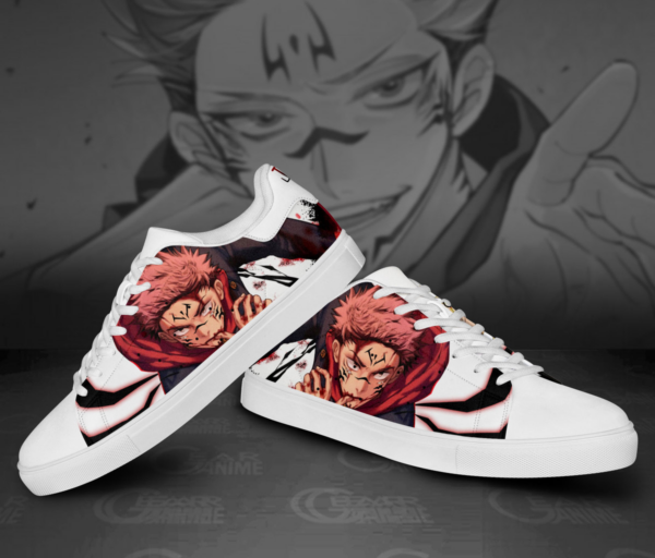 Jujutsu Kaisen Itadori Yuuji Skate Shoes Custom Anime Shoes 3